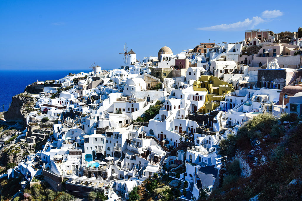 The Sign for You to Visit Santorini, Greece