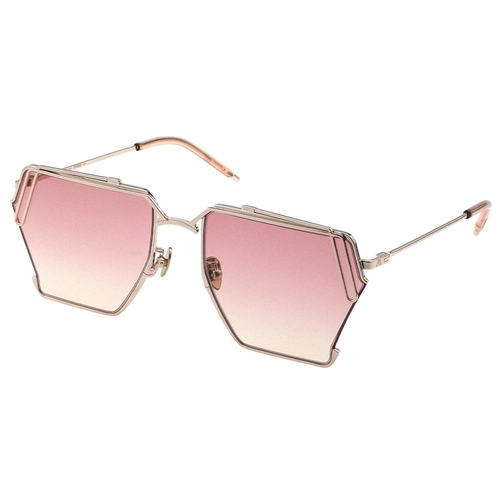 MYTH GREECE EPHESUS geometric pink sunglasses square metal frame mens and womens chic fashion avant-garde urban
